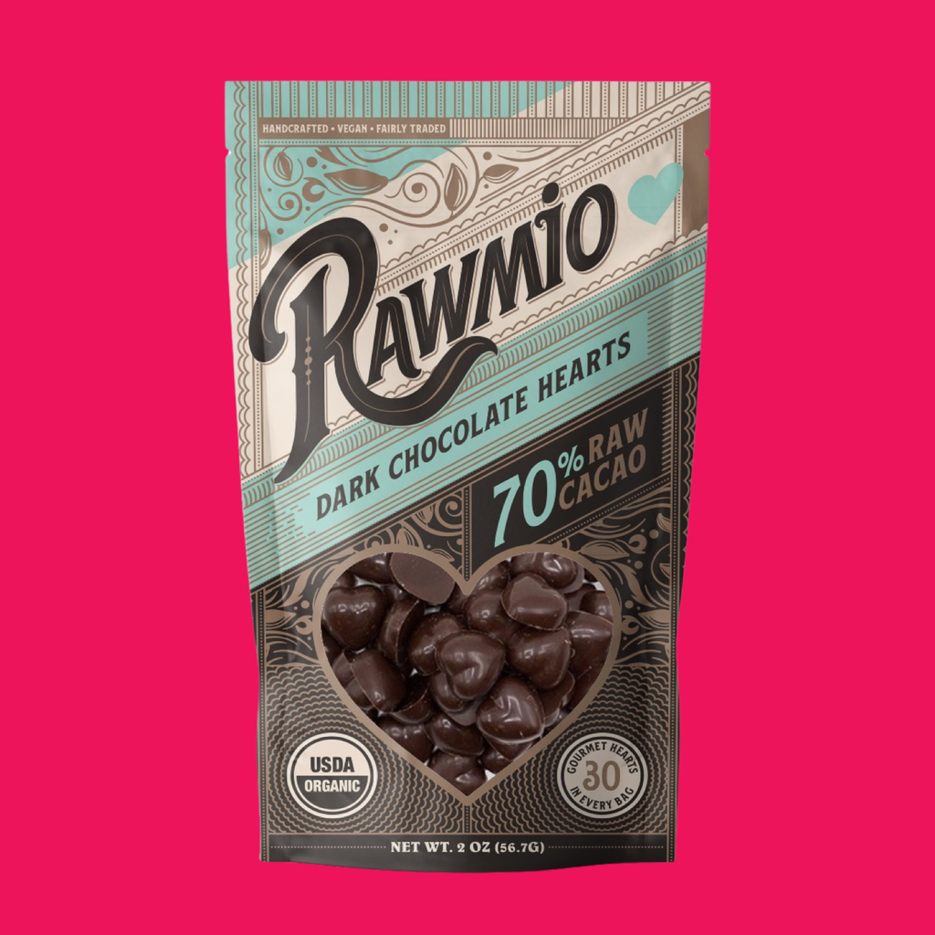 Rawmio Chocolate Hearts - Elisa’s Love Bites Dessert Atelier